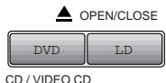 PIONEER DVL-V888 - Appuyez sur la touche OPEN/CLOSE. Le tiroir à disque s'ouvre. - 1