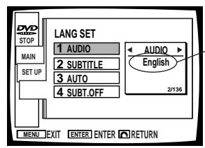 PIONEER DVL-V888 - Setting the Basic Language and Subtitle Language - 1