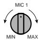 PIONEER DVL-V888 - Turn the Mic volume level knob to adjust volume level. - 1