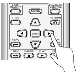 PIONEER DVL-V888 - Select ON with the \ buttons. - 2