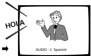 PIONEER DVL-V888 - Press to select the desired language. - 2