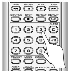 PIONEER DVL-V888 - Select a channel number with the digit buttons. - 2