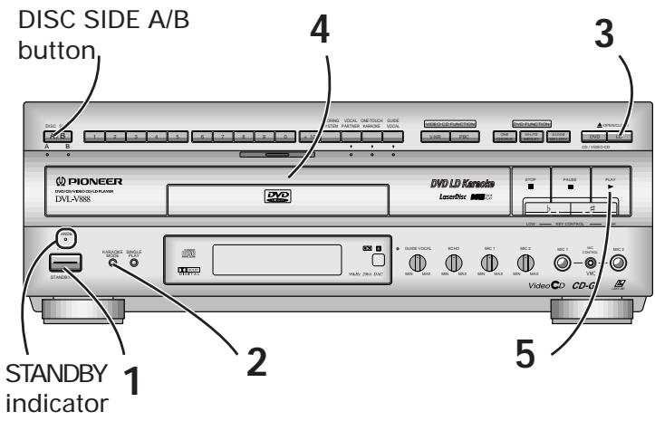 PIONEER DVL-V888 - Playing LDs - 1