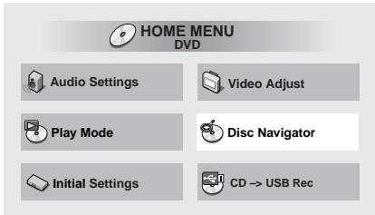 PIONEER DV-220V-K - HOME MENU - 1