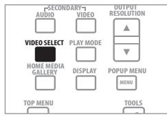 PIONEER BDP-LX71 - Sélectionnez la prise par où sortent les signaux vidéo. - 1