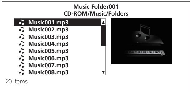 PIONEER BDP-LX71 - Sélectionnez Folders ou All Songs. - 3