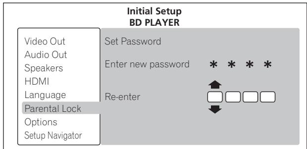 PIONEER BDP-LX71 - Précisez le mot de passe. - 3