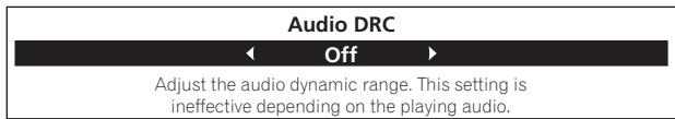 PIONEER BDP-LX71 - Réglez le paramètre. - 2