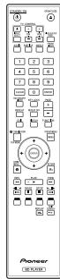 PIONEER BDP-120 - Approximate operating range of remote control - 2