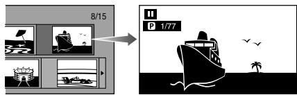 PIONEER BDP-120 - Wiedergabe von Standbildern aus einem gewählten Ordner - 1
