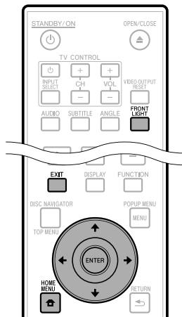 PIONEER BDP-120 - Ausschalten der LCD-Hintergrundbeleuchting und Anzeigen - 1