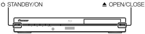 PIONEER BDP-120 - Einlagen einer Disk - 2