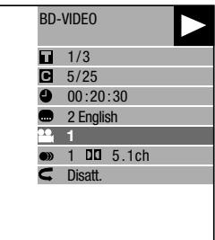 PIONEER BDP-120 - Premere / per selezioneare le impostazioni desiderata e poi premere ENTER. - 1