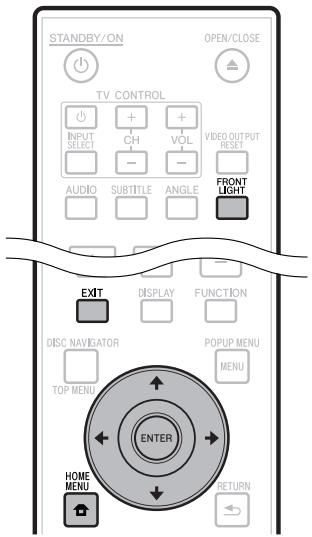 PIONEER BDP-120 - Turning Off the LCD Backlight and Indications - 1
