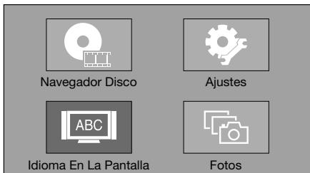 PIONEER BDP-120 - Cambio del idioma visualizzato en la pantalla - 1