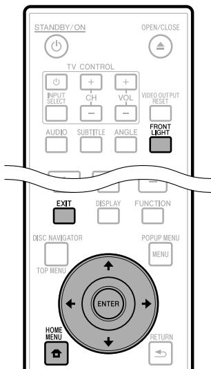 PIONEER BDP-120 - Spegnimento della luce di fondo LCD e degli indicatori - 1