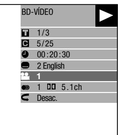 PIONEER BDP-120 - Pulse / para seleccionar el ajuste deseado, afterwards pulse ENTER. - 1