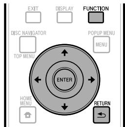 PIONEER BDP-120 - Gebruik van het functiebesturingsscherm - 1