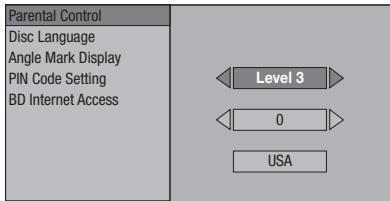 PIONEER BDP-120 - When setting the PIN code for the first time - 1