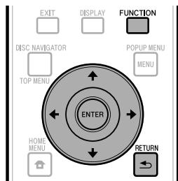 PIONEER BDP-120 - Bedienung der Funktionssteuerung - 1