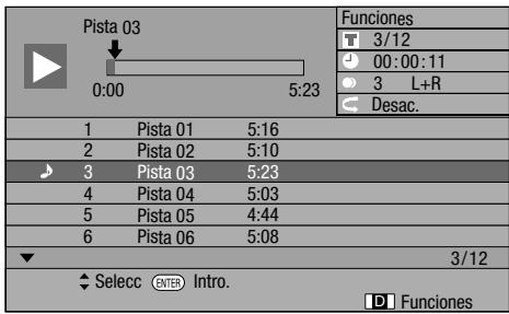 PIONEER BDP-120 - Reproduccion selectionando una pista - 1