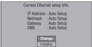 PIONEER BDP-430 - Changement des réglages de communication - 1