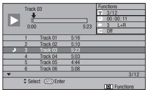 PIONEER BDP-430 - Riproduzione selezionando una traccia - 1