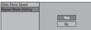 PIONEER BDP-LX54 - Ajuste de la velocidad de presentacion de diapositivas/reproduccion repetition - 2
