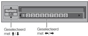 PIONEER BDP-LX54 - Bedieningsprocedure voor het handmatig invoeren van tekens - 2