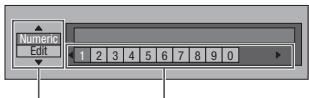 PIONEER BDP-LX54 - Bedienung fur manuelles Eingeben von Zeichen - 2