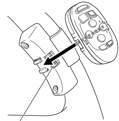PIONEER DEH-P8400MP - Installer l'unité de télécommande dans le support. (Fig. 11) - 1