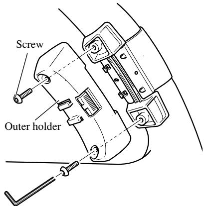 PIONEER DEH-P8400MP - Install outer holder on the inner holder and secure with screws. (Fig. 10) - 1