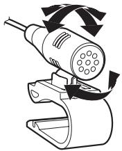 PIONEER AVIC-F320BT - Adjusting the microphone angle - 1