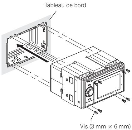 PIONEER AVIC-F320BT - Installez cette unité de navigation et fixez les vis. - 1