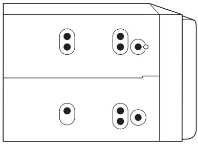 PIONEER AVIC-F320BT - Fastening the navigation unit to the factory radio-mounting bracket. - 1