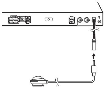 PIONEER AXM-P8000 - Branchez le microphone dans le jack entrée microphone sur cet appareil. - 1