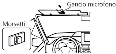 PIONEER DEH-P8100BT - Quando si installs il microfonosull'alletta parasole - 2