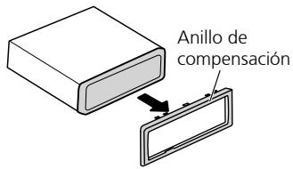 PIONEER DEH-P8100BT - Extracción o instalación del anillo compensación - 1