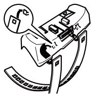 PIONEER DEH-P8100BT - Hook the belt on to the holder. - 1