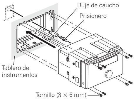 PIONEER FH-P80BT - Instale esta unidad y apriete los tornillos. - 1