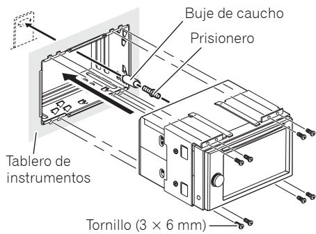 PIONEER AVH-P4000DVD - Instale esta unidad y apriete los tornillos. - 1