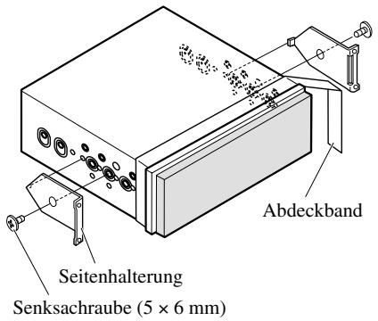 PIONEER AVH-P7500DVD - Bestimmen Sie die Position der Seitenhalterungen. (Abb. 13) - 1