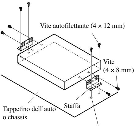 PIONEER AVH-P7500DVD - Per mezzo delle staffe - 1