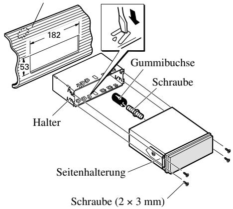 PIONEER AVH-P7500DVD - Bauen Sie die Einheit in das Armaturenbrett ein. (Abb. 14) - 1