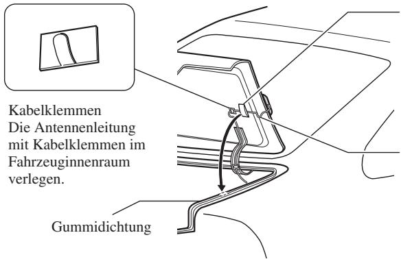 PIONEER AVIC-800DVD - Verlegen der Leitung vom Kofferraum in den Fahrzeuginnenraum - 1