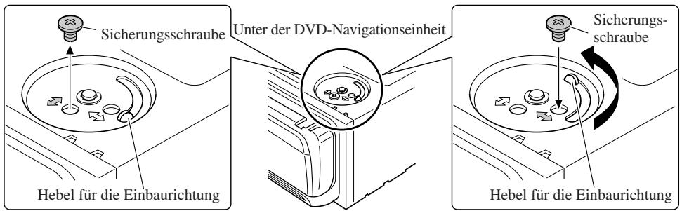 PIONEER AVIC-800DVD - Bei parallelem Einbau der DVD-Navigationseinheit zur Fahrtrichtung des Fahrzeugs - 1
