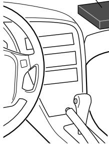 PIONEER AVIC-800DVD - Anschluss des Stromkabels (1) - 1