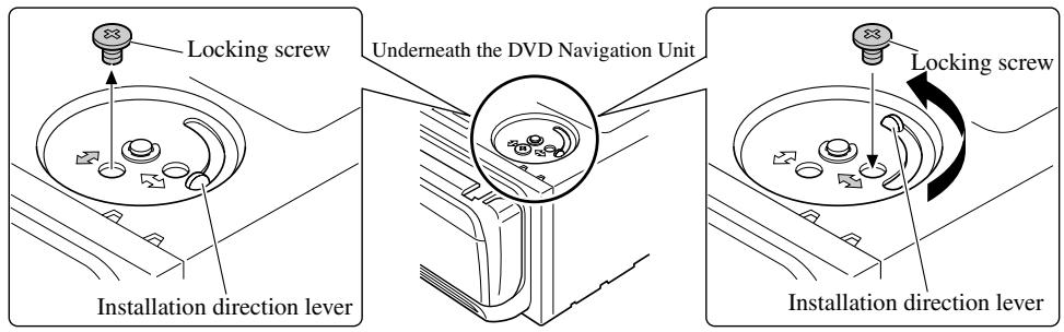 PIONEER AVIC-9DVD-2 - If you install with the left and right sides of the DVD Navigation Unit parallel to your vehicle's forward / backward direction - 1