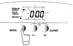 SAUTER MCF3B - Choisissez la durée de cuisson. - 3