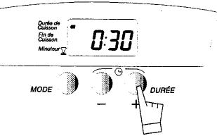 SAUTER MCF3B - Choisissez la durée de cuisson. - 4